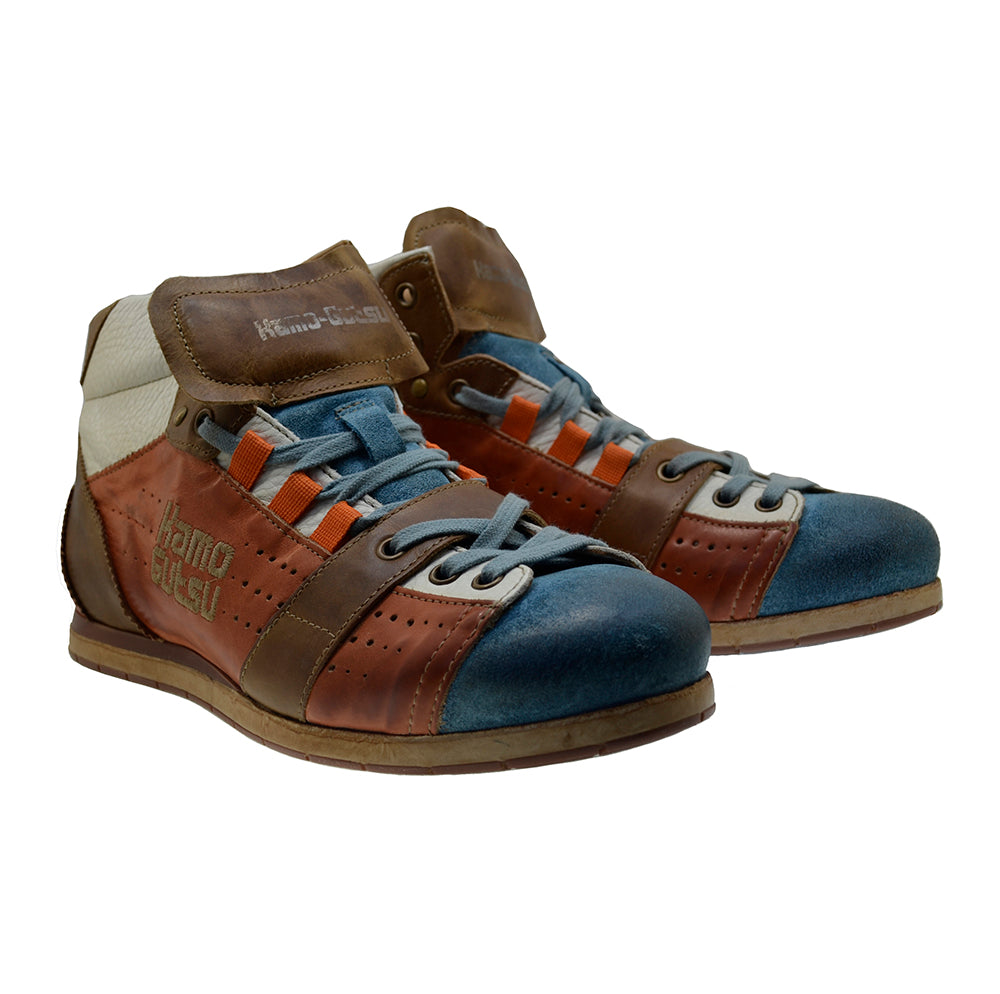 Kamo Gutsu Italian Shoes Tifo 105OR Colour Combination Low cut Ankle Sneaker Shoes