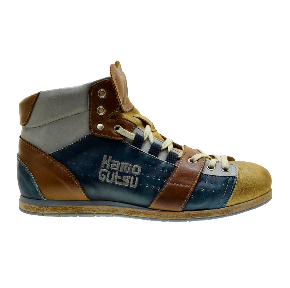 Kamo Gutsu Italian Shoes Tifo 105BL Colour Combination Low cut Ankle Sneaker Shoes
