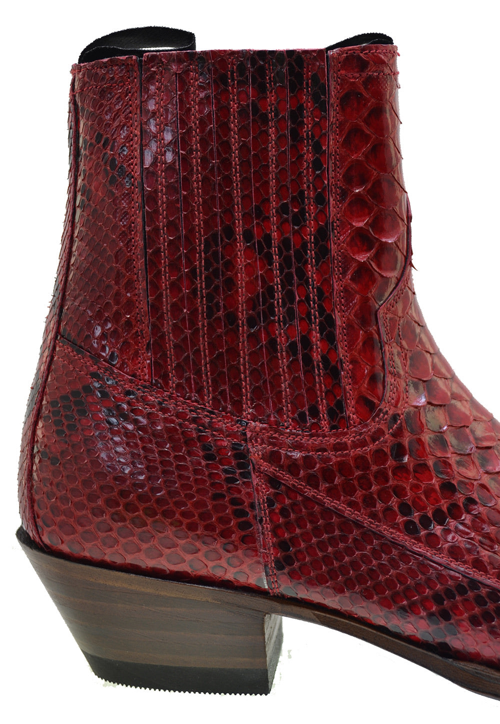 Red python boots outlet