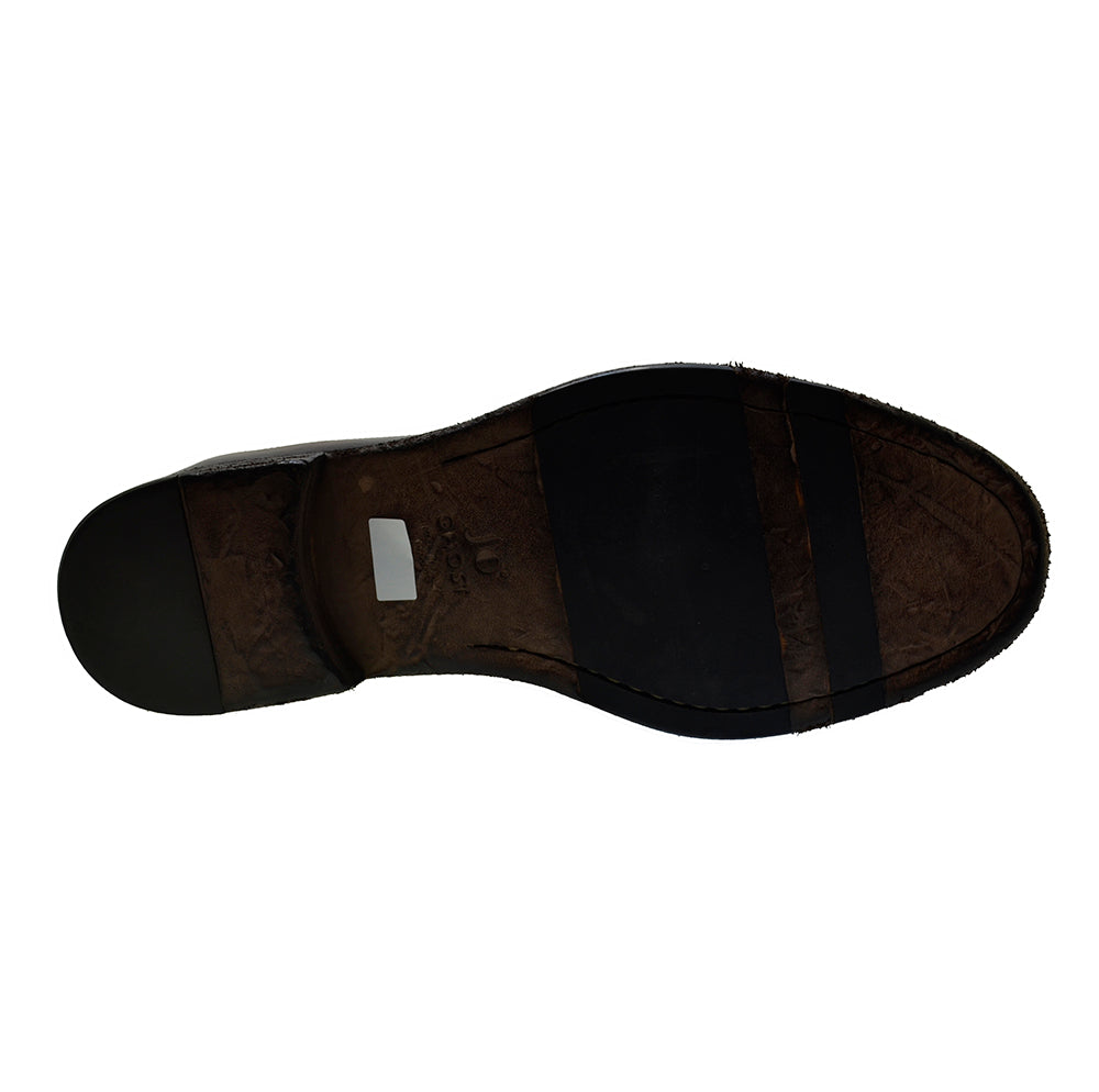 Men's Italian Shoes Jo Ghost 3290 Brown Vintage Brogues Shoes