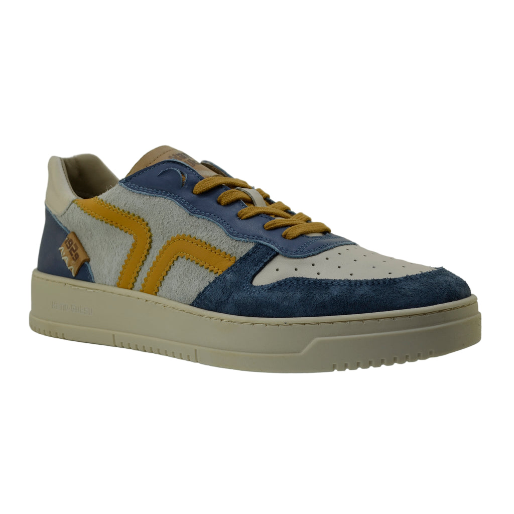 Men's Sneaker Kamo-Gutsu Campo-048 Jeans Combi sneaker blends retro sport