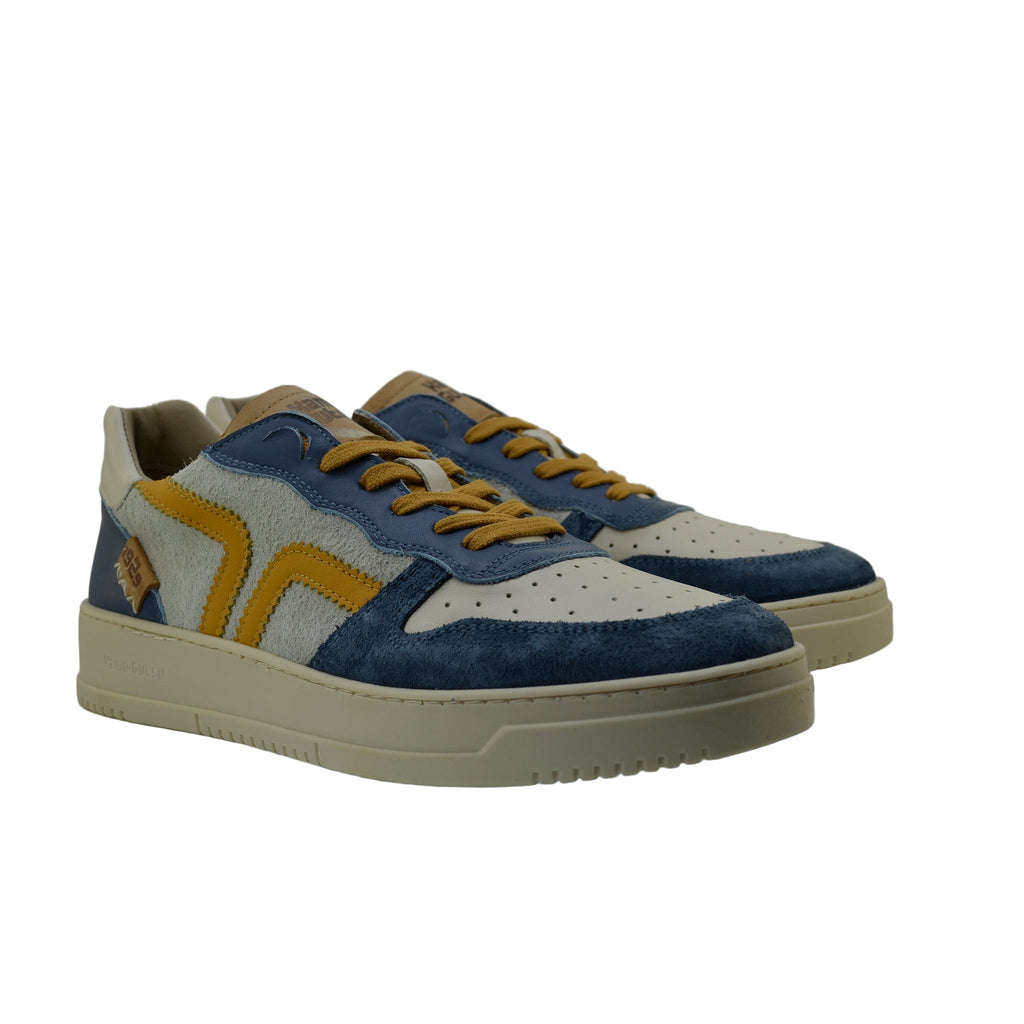 Men's Sneaker Kamo-Gutsu Campo-048 Jeans Combi sneaker blends retro sport