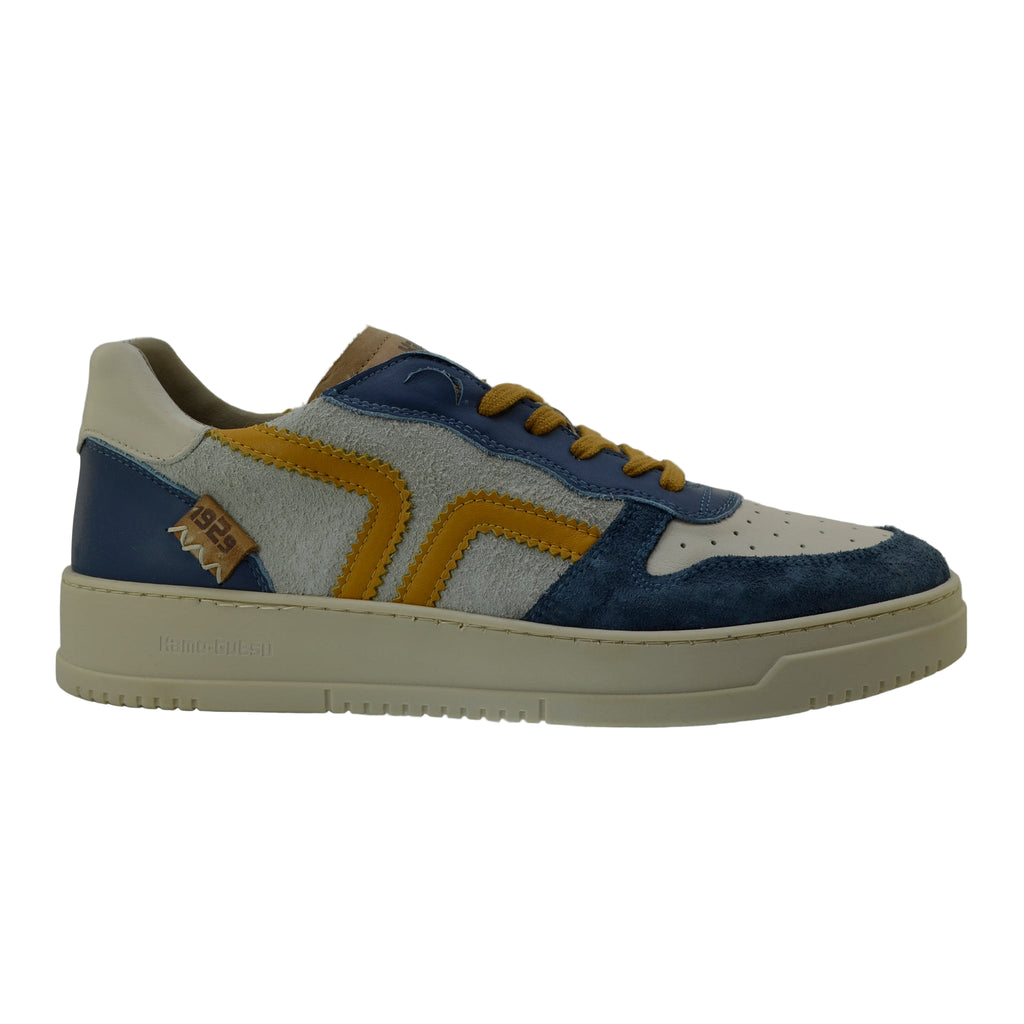 Men's Sneaker Kamo-Gutsu Campo-048 Jeans Combi sneaker blends retro sport