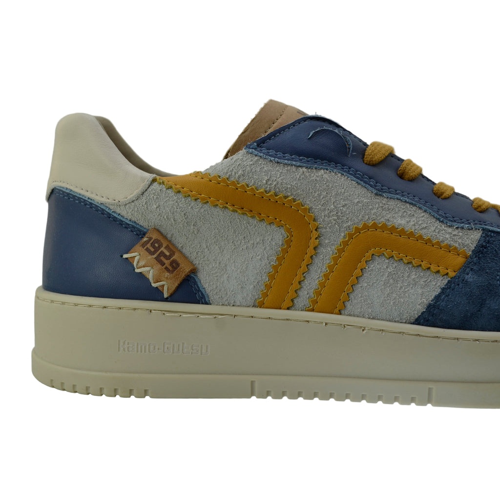 Men's Sneaker Kamo-Gutsu Campo-048 Jeans Combi sneaker blends retro sport