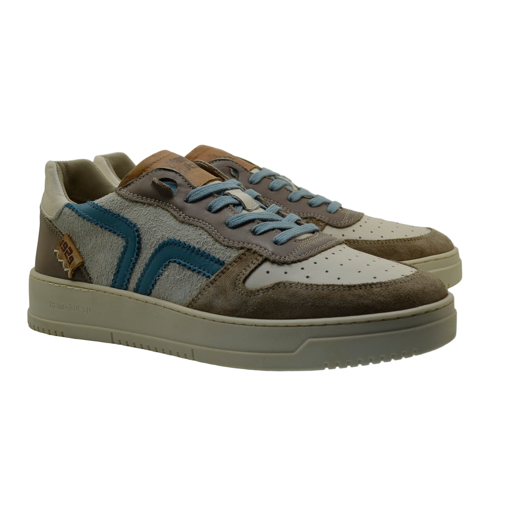 Men's Sneaker Kamo-Gutsu Campo-048 Topo Combi sneaker blends retro sport