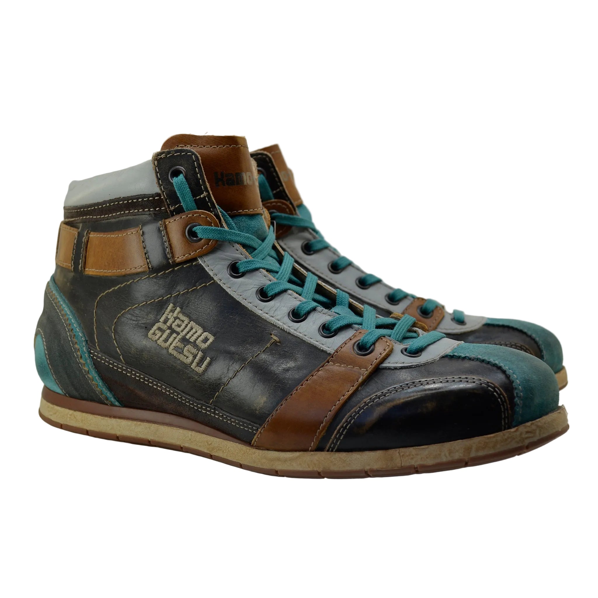 Kamo-Gutsu Tifo 112 Alga-Caffe Men's Sneakers | Made in Italy