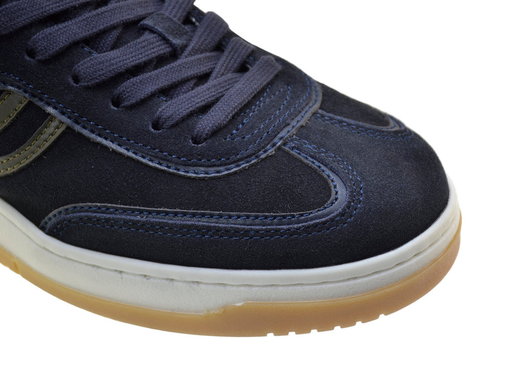 PrimaBase Italy Sneakers Model 50470 Navy Blue Suede sneaker