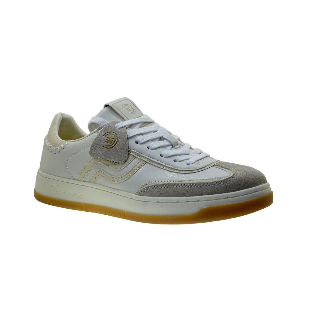 PrimaBase Italy Sneakers Model 50470 White Leather Suede Sneaker