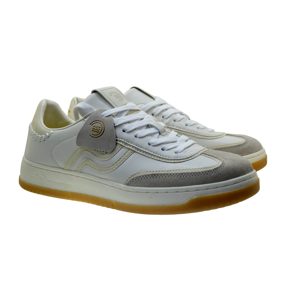 PrimaBase Italy Sneakers Model 50470 White Leather Suede Sneaker