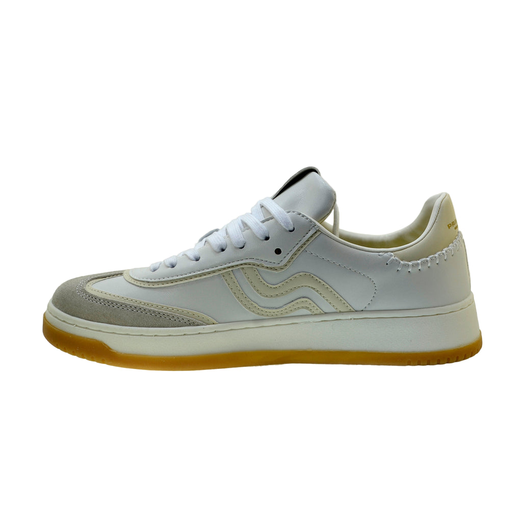 PrimaBase Italy Sneakers Model 50470 White Leather Suede Sneaker