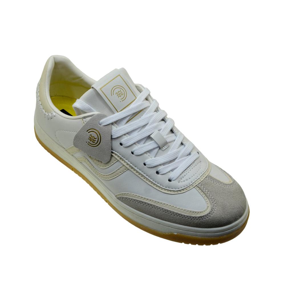 PrimaBase Italy Sneakers Model 50470 White Leather Suede Sneaker