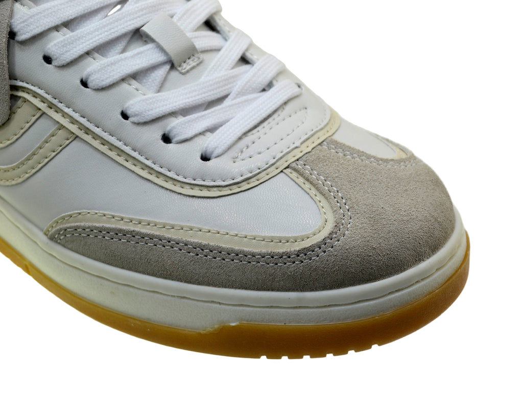 PrimaBase Italy Sneakers Model 50470 White Leather Suede Sneaker