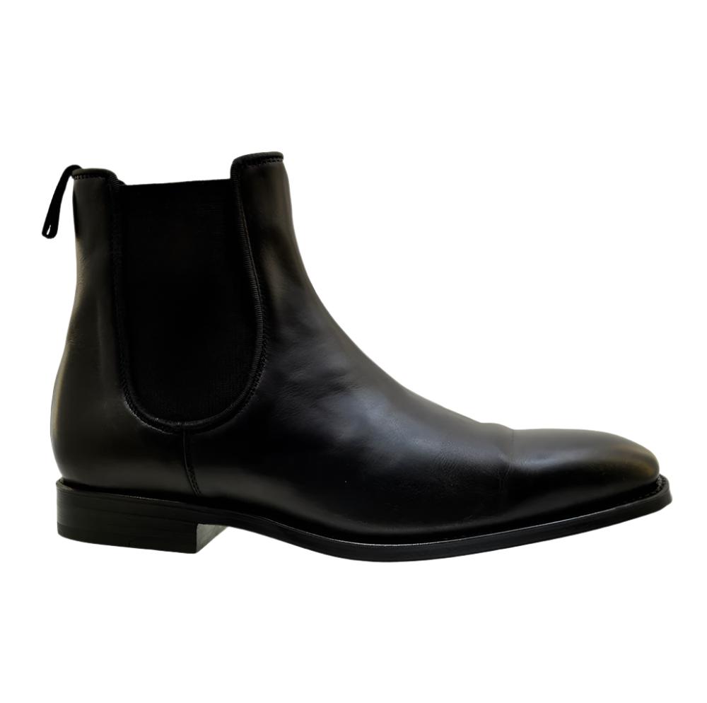 Men's Chelsea Boots Sendra 10608 Black Leather pull up