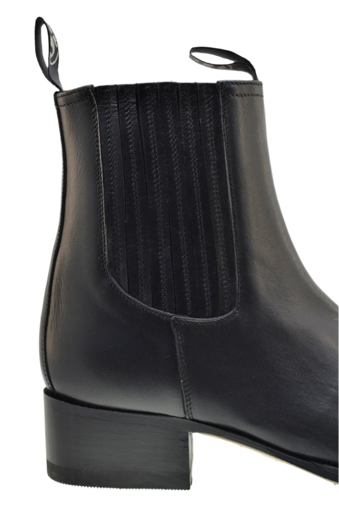 Men's Chelsea Boots Sendra 1692M Black Leather Ankle Boots