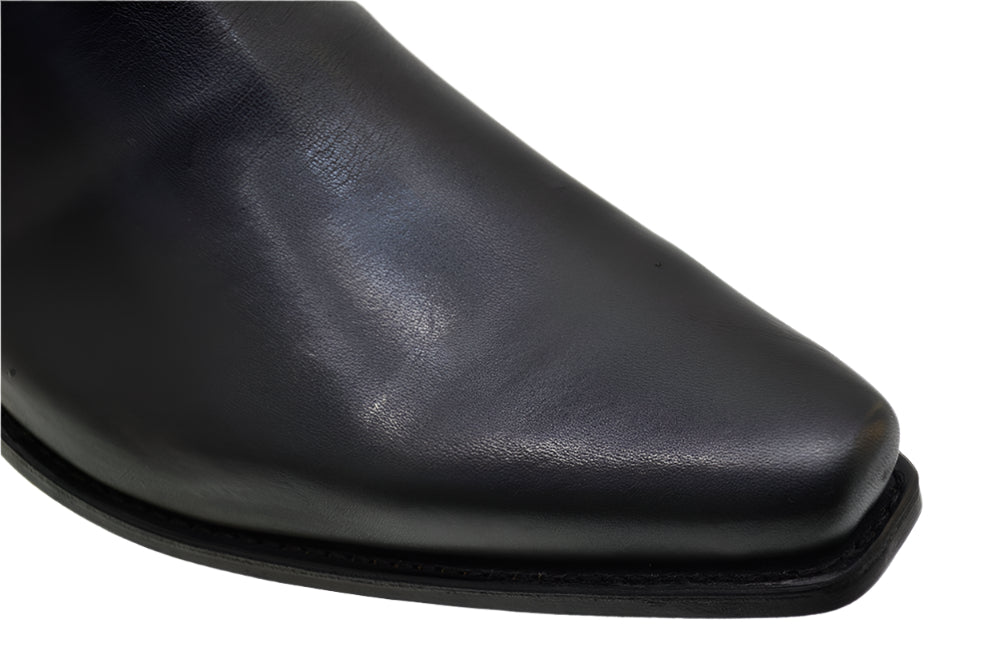 Men's Chelsea Boots Sendra 1692M Black Leather Ankle Boots
