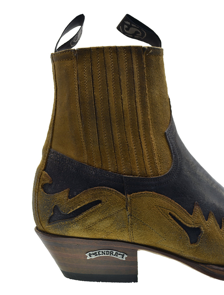 Sendra 4660 Quercia Leather Women Ankle Cowboy Boots