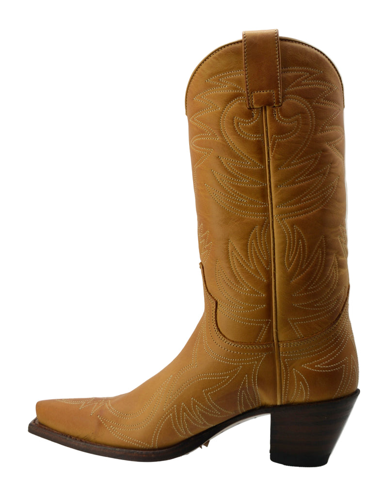 Women's boots Sendra 6305 Light Tan Nubuck Cowgirls Boots