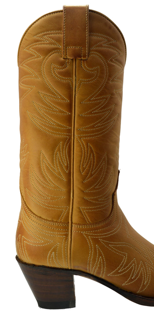Women's boots Sendra 6305 Light Tan Nubuck Cowgirls Boots