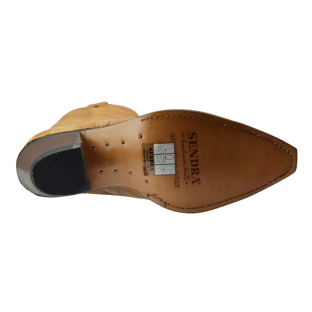 Women's boots Sendra 6305 Light Tan Nubuck Cowgirls Boots