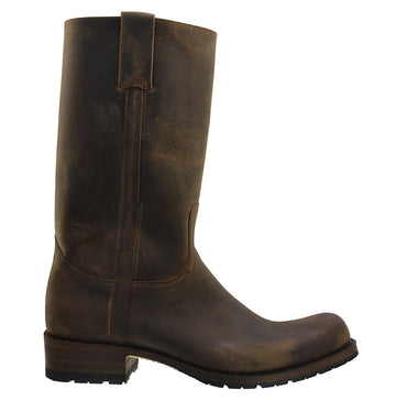 Men's Biker Boots Sendra 3165 Brown Vintage Leather size 46