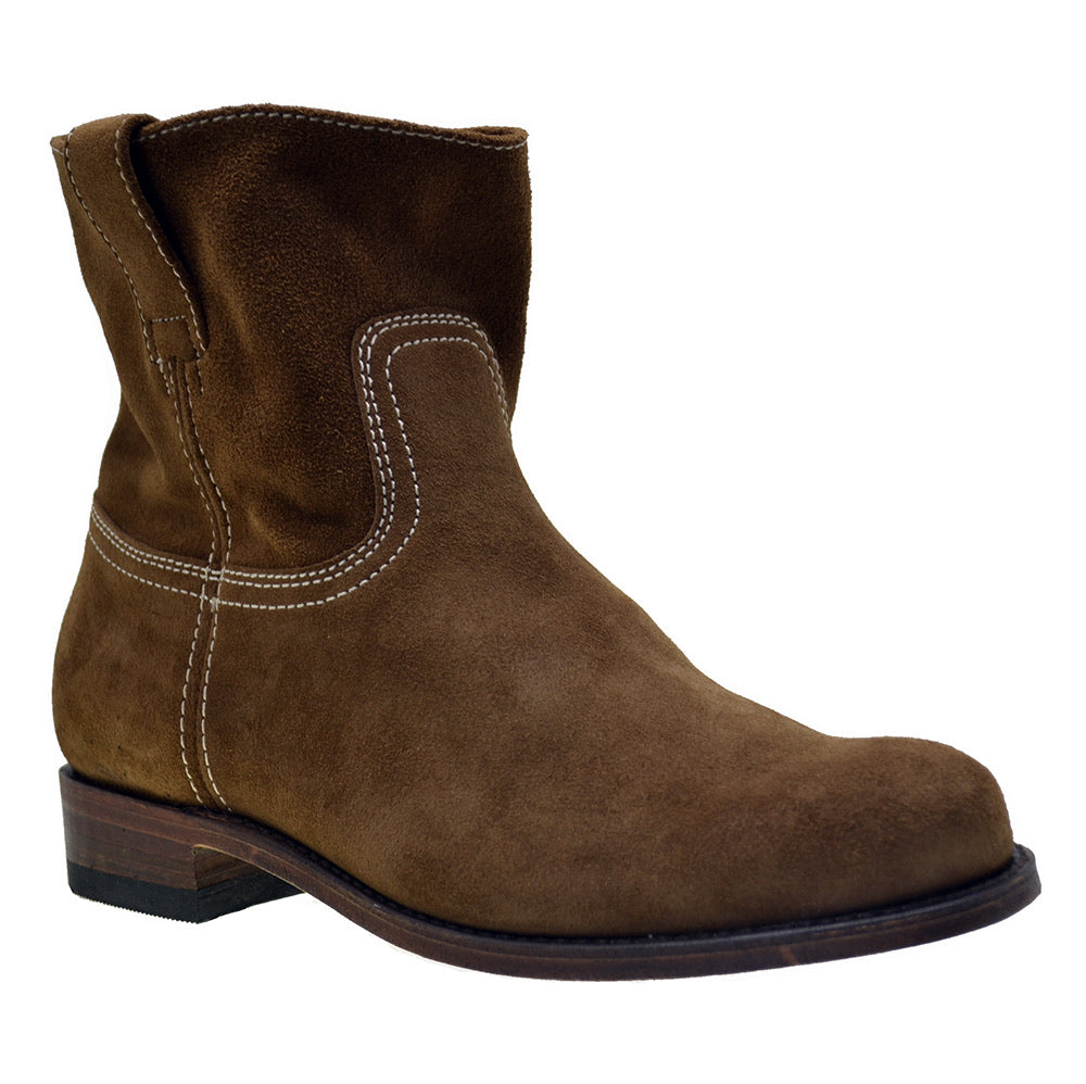 Women's Biker Boots Sendra 13012 Chestnut Suede