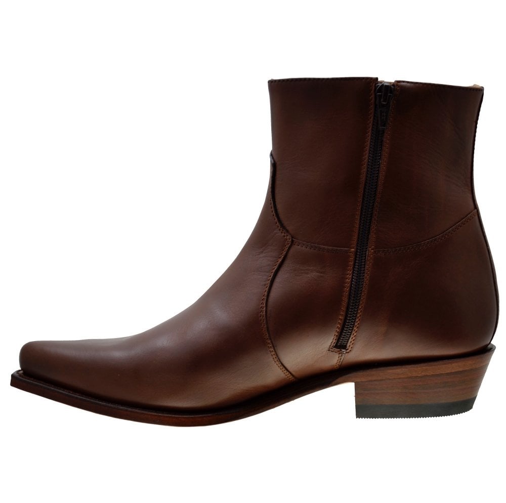 Leather Sendra Stiefelette Men's Cowboy Boots Sendra 5200C Brown