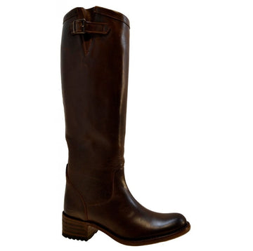 Women's Riding Boots Sendra 8515 Brown Leather Pull up Boots